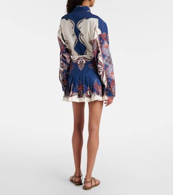 Mini-jupe Arabesque Scarf en coton | Farm Rio