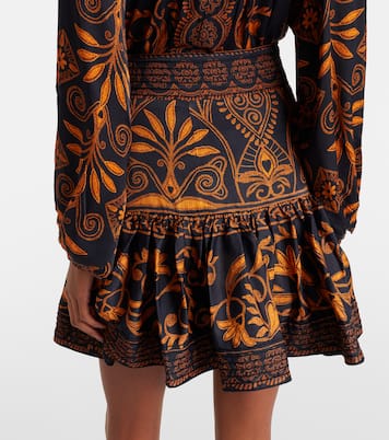 Cornely Ainika embroidered miniskirt | Farm Rio