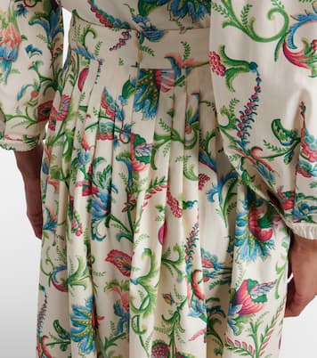 Jupe longue en coton à fleurs | Etro