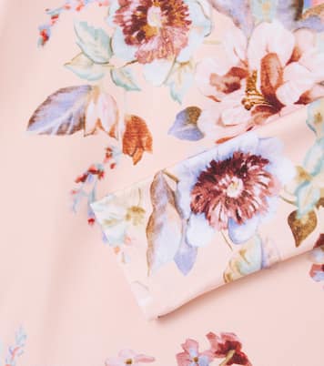 Floral ruffled rashguard swimsuit | Zimmermann Kids