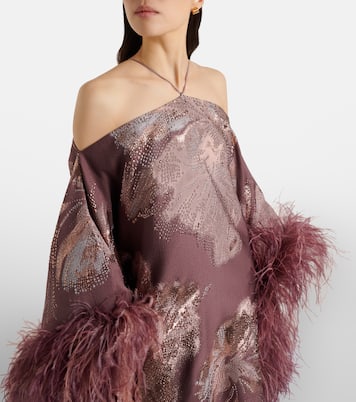 Kaftan Sza Sza Bloom mit Fil Coupé | Taller Marmo