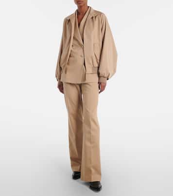 Pantalones flared Vesta de algodón | Gabriela Hearst