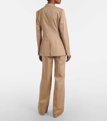 Pantalones flared Vesta de algodón | Gabriela Hearst