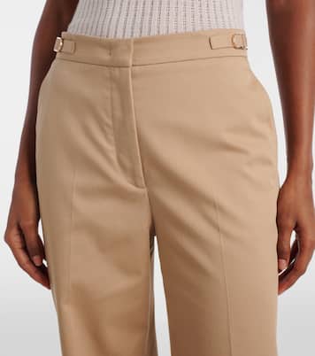 Pantalones flared Vesta de algodón | Gabriela Hearst