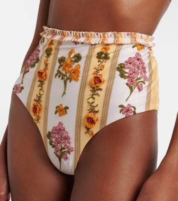 Slip bikini con ricamo | Agua by Agua Bendita