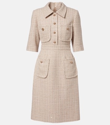 Sequined tweed midi dress | Elie Saab