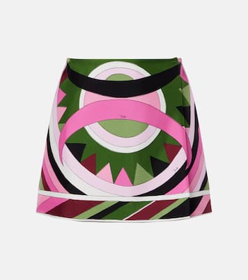 Vivara silk satin miniskirt | Pucci