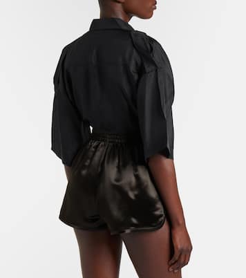 Satin track shorts | Phoebe Philo