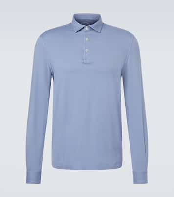 Polohemd Zero aus Baumwoll-Jersey | Fedeli