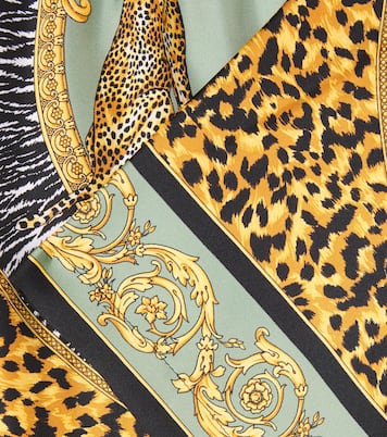 Wild Cats silk shorts | Versace Kids