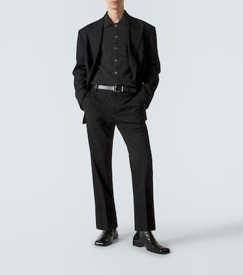 Blazer rayé à double boutonnage | Acne Studios