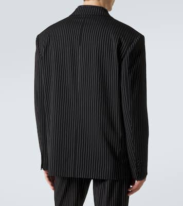 Blazer rayé à double boutonnage | Acne Studios