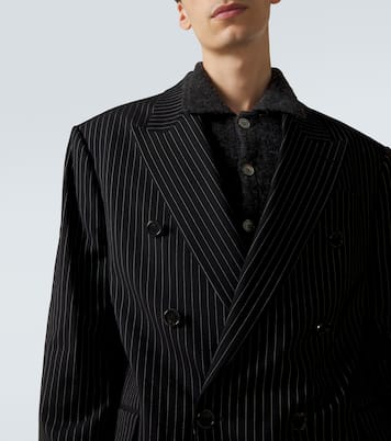 Blazer rayé à double boutonnage | Acne Studios
