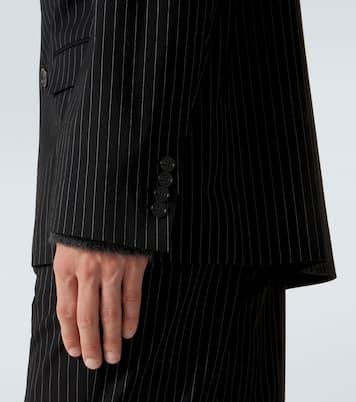 Blazer rayé à double boutonnage | Acne Studios