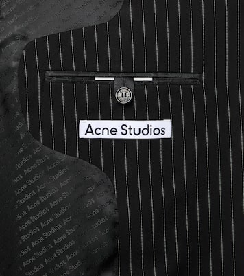 Blazer rayé à double boutonnage | Acne Studios