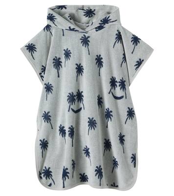 Cotton-blend terry hooded towel | Molo