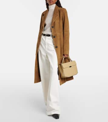 Box Small leather top-handle bag | Toteme