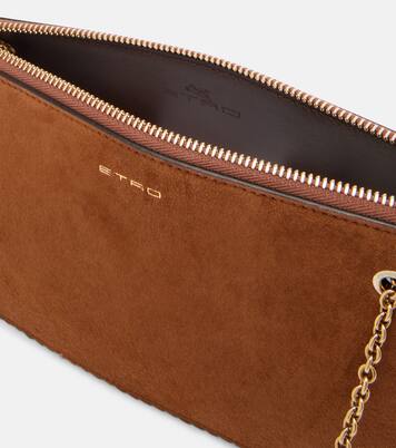 Small suede crossbody bag | Etro