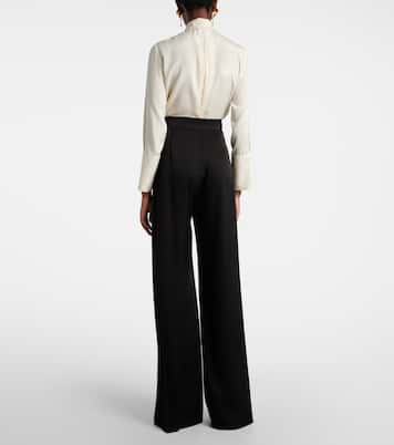 Weite Hose Divo aus Satin | Max Mara