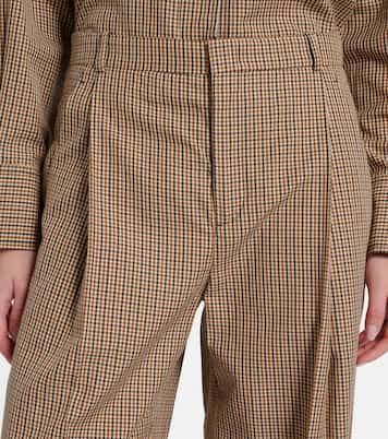 Camille cotton-blend wide-leg pants | Vince