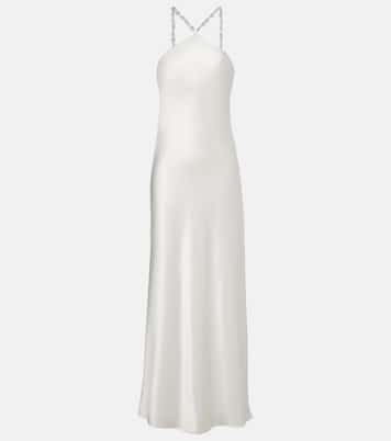 Cadence beaded satin gown | Staud