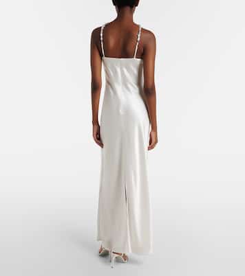 Cadence beaded satin gown | Staud