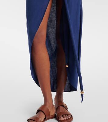 Pareo Winnie CR de algodón y lino | Melissa Odabash