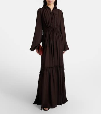 Robe longue Lotus | Joseph