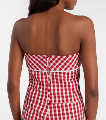 Top Ebony aus einem Baumwollgemisch mit Spitze | Posse