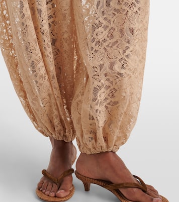 Lace balloon pants | Adriana Degreas