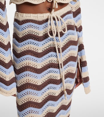 Maxirock Helena aus einem Baumwollgemisch | Bananhot