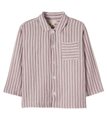 Striped cotton shorts | Konges Sløjd