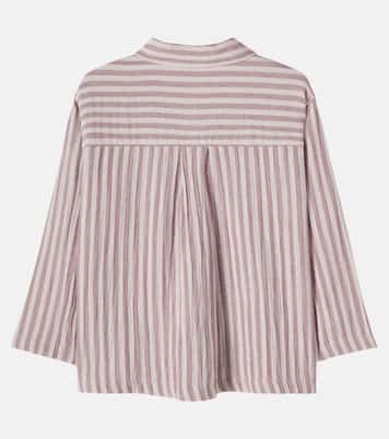 Striped cotton shorts | Konges Sløjd
