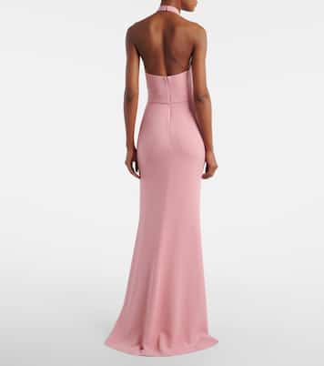 Halterneck cady gown | Elie Saab