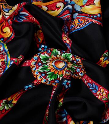 Carretto silk twill scarf | Dolce&Gabbana