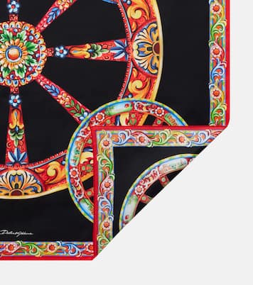 Carretto silk twill scarf | Dolce&Gabbana
