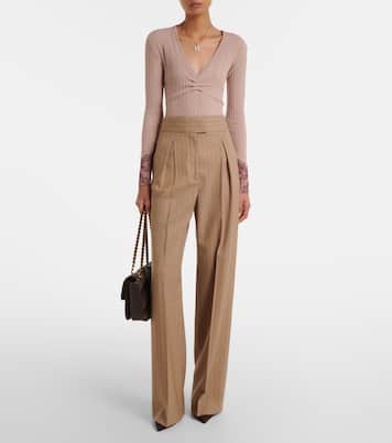 Rockstud 스웨이드 슬링백 펌프스 | Valentino Garavani