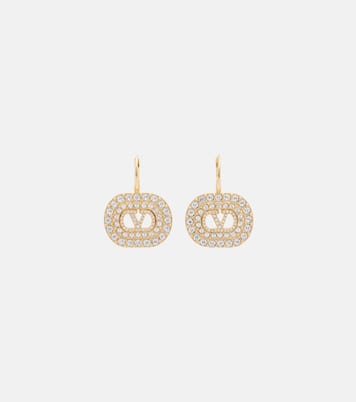 VLogo Swarovski®-embellished earrings | Valentino