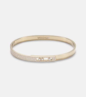 Pulsera Move Noa KM de oro de 18 ct con diamantes | Messika