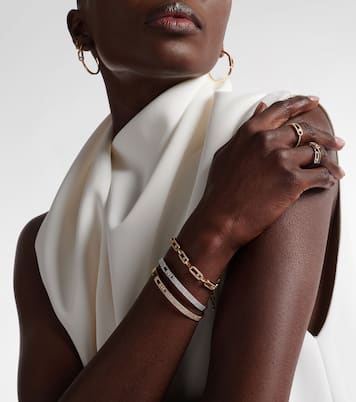 Pulsera Move Noa KM de oro de 18 ct con diamantes | Messika