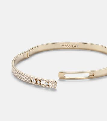 Pulsera Move Noa KM de oro de 18 ct con diamantes | Messika
