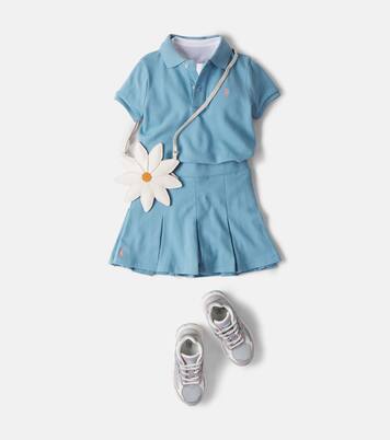 Cotton piqué polo shirt and skirt set | Polo Ralph Lauren Kids