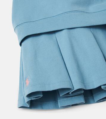 Cotton piqué polo shirt and skirt set | Polo Ralph Lauren Kids