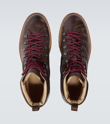Leather lace-up boots | Eleventy