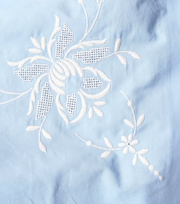 Vestido corto de algodón bordado | Stella McCartney