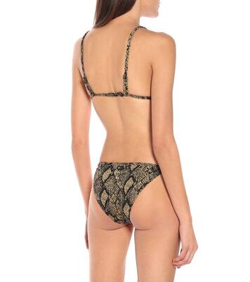Haut de bikini triangle The Lulu imprimé | Solid & Striped