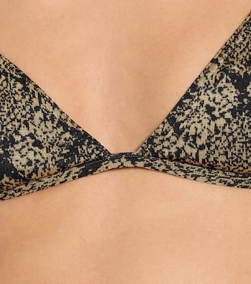 Haut de bikini triangle The Lulu imprimé | Solid & Striped