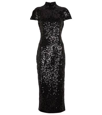 Robe midi à paillettes | Rasario