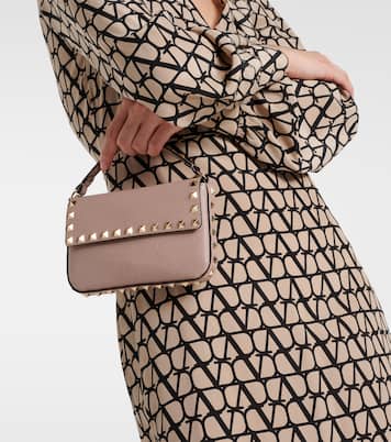 Schultertasche Rockstud Small aus Leder | Valentino Garavani
