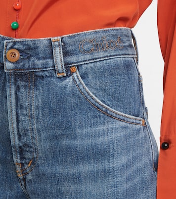 Shorts vaqueros de tiro alto | Chloé